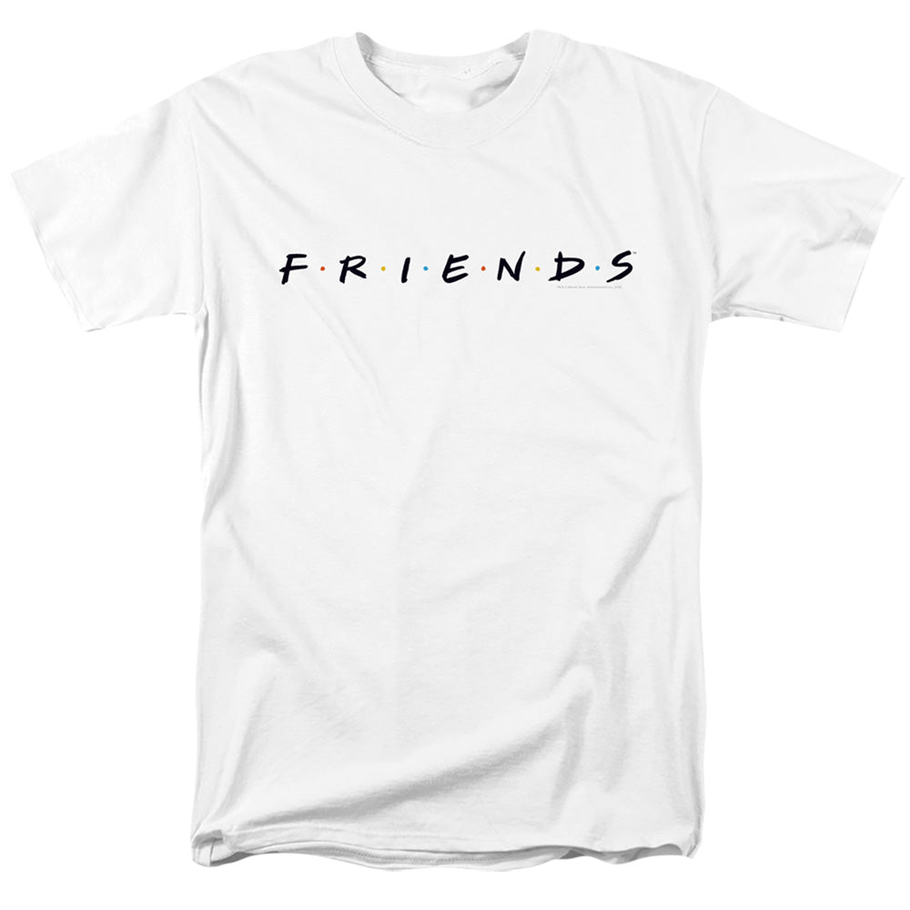 Friends Logo Mens T Shirt White Officially Licensed
