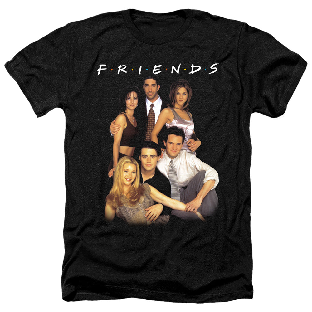 Friends Stand Together Heather Mens T Shirt Black
