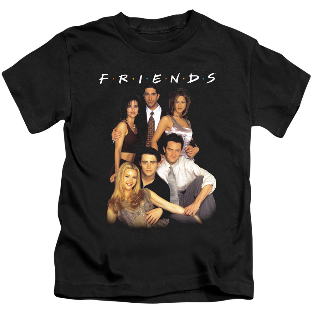 Friends Stand Together Juvenile Kids Youth T Shirt Black