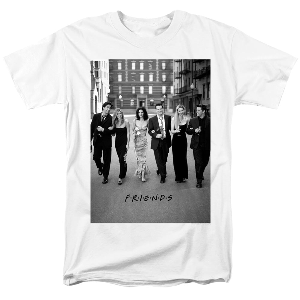 Friends Walk The Streets Mens T Shirt White Officially Licensed