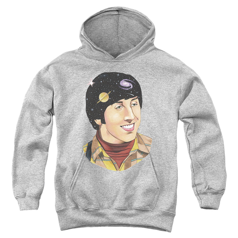 Big Bang Theory Howard Space Kids Youth Hoodie Athletic Heather