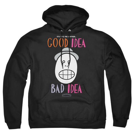 Animaniacs Good Idea Bad Idea Mens Hoodie Black Officially Licensed