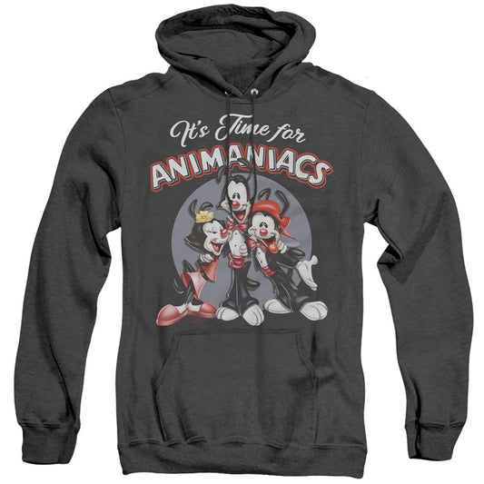 Animaniacs Its Time For Heather Mens Hoodie Black Officially Licensed