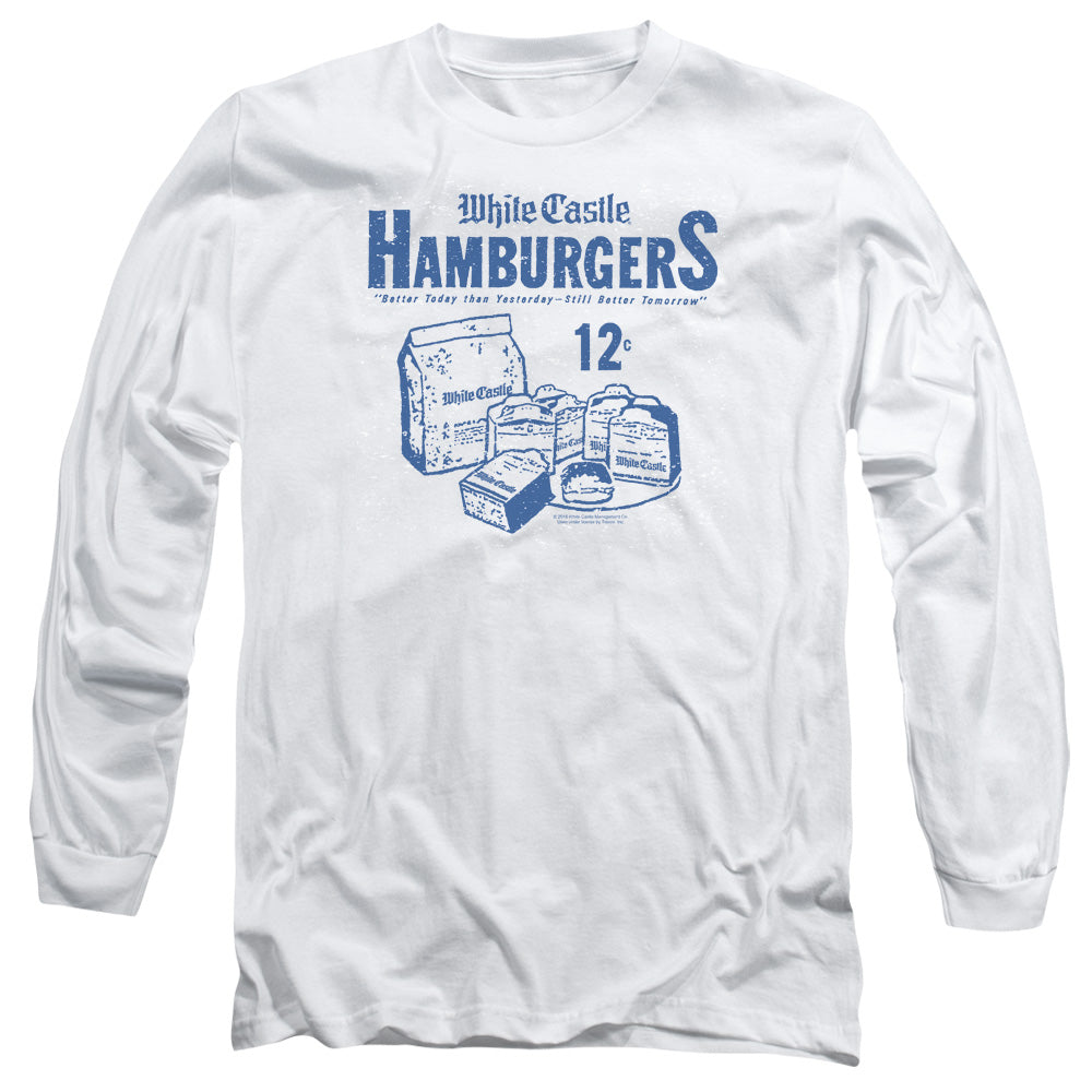 White Castle 12 Centens Long Sleeve Shirt White