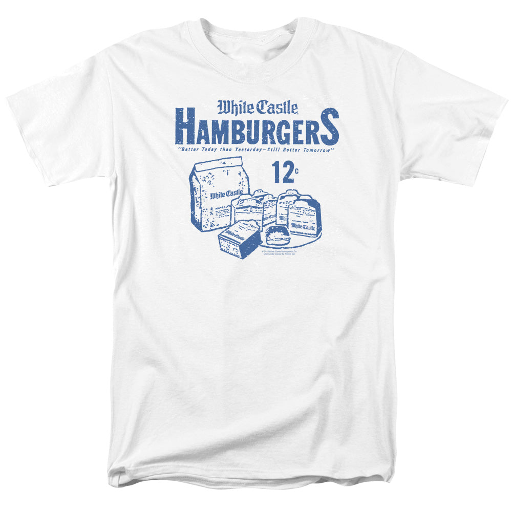 White Castle 12 Cents Mens T Shirt White Officially Licensed