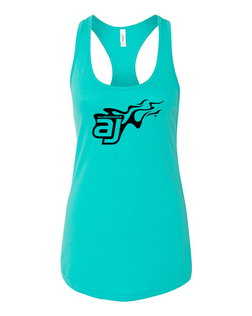 AJ Allmendinger - Women's Tank Black Flame Logo