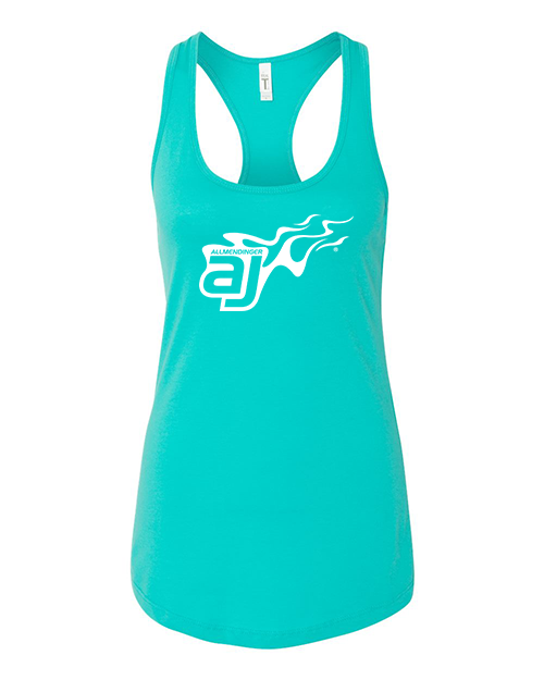 AJ Allmendinger - Women's Tank White Flame Logo