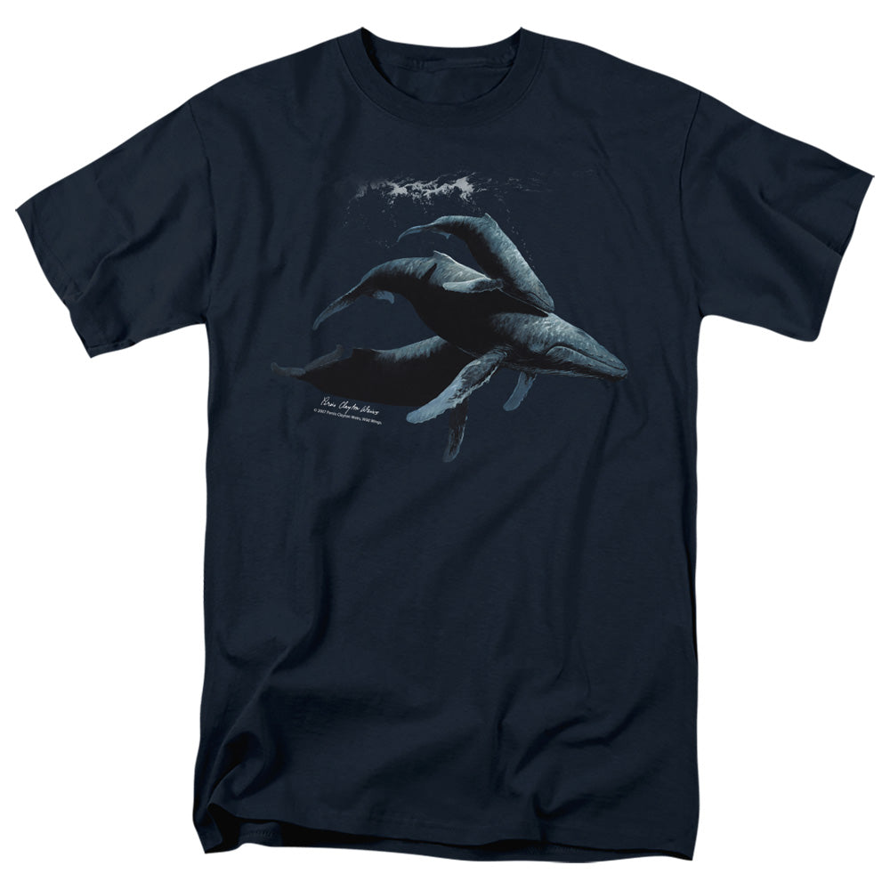 Wildlife Power&Grace Mens T Shirt Navy Officially Licensed