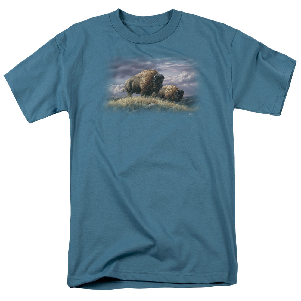 Wildlife Nomads Of The Plains Mens T Shirt Slate Officially Licensed