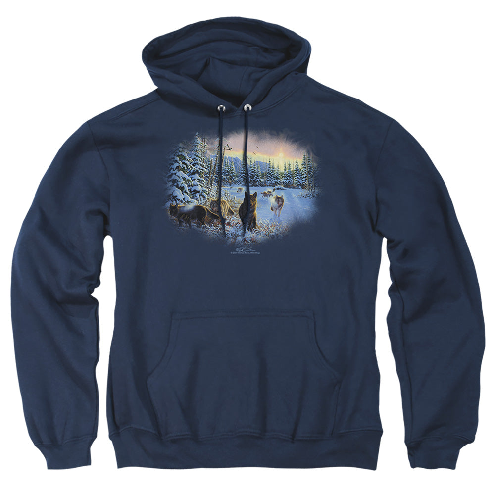 Wildlife Hunter'S Moon The Spoils Mens Hoodie Navy