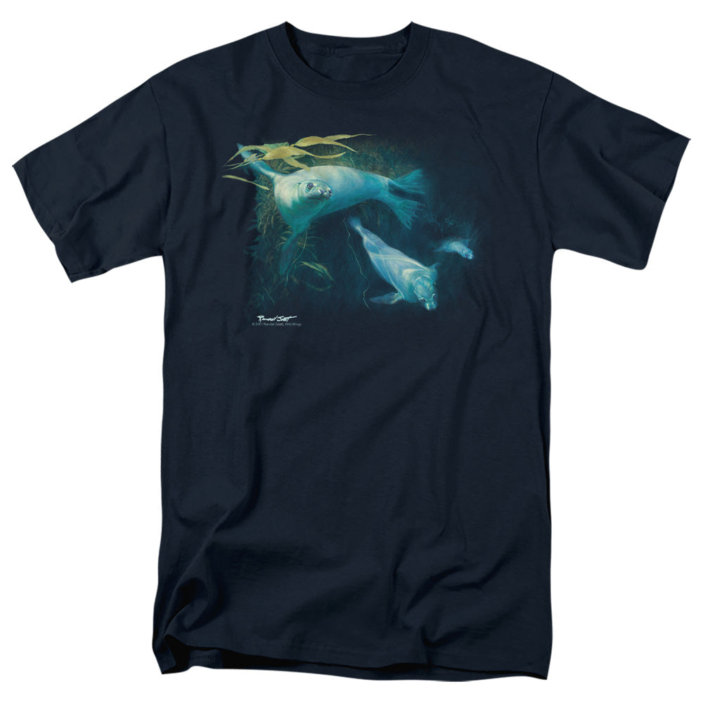 Wildlife Kelp Patrol Mens T Shirt Navy Officially Licensed