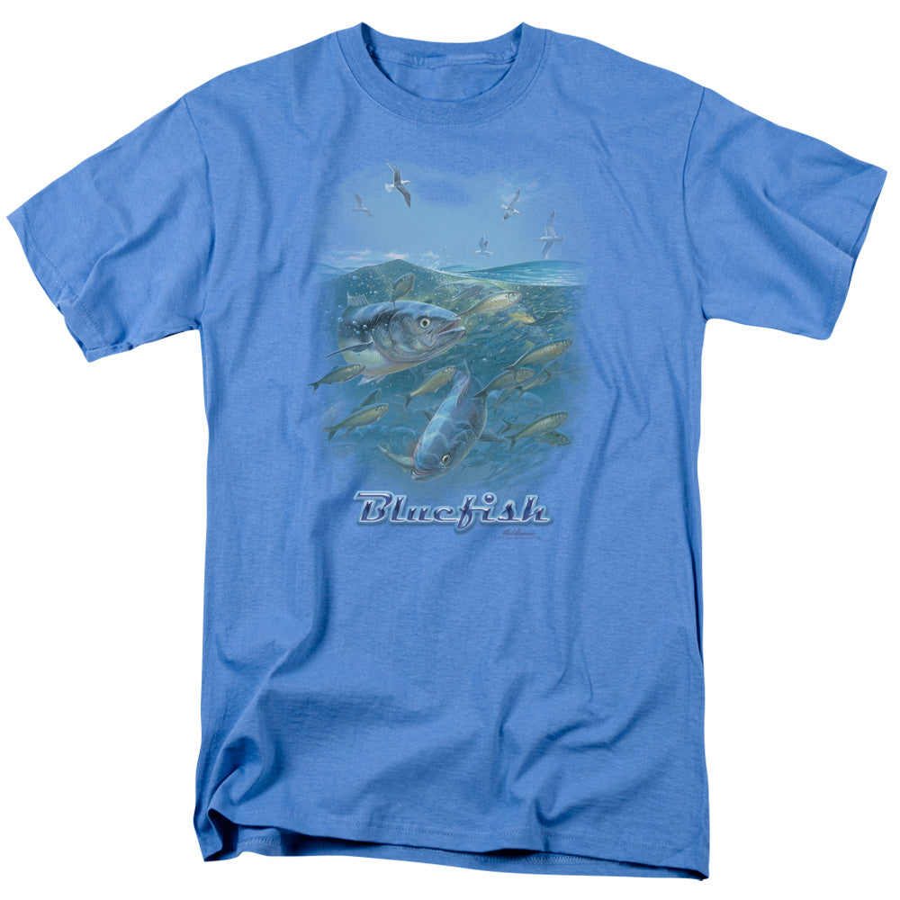 Wildlife Blue Mayhem Mens T Shirt Carolina Blue Officially Licensed