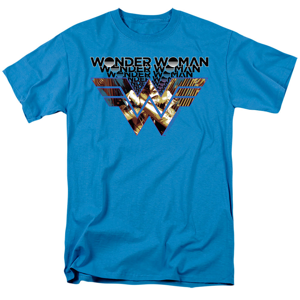 Wonder Woman 84 Eyes Mens T Shirt Turquoise Officially Licensed