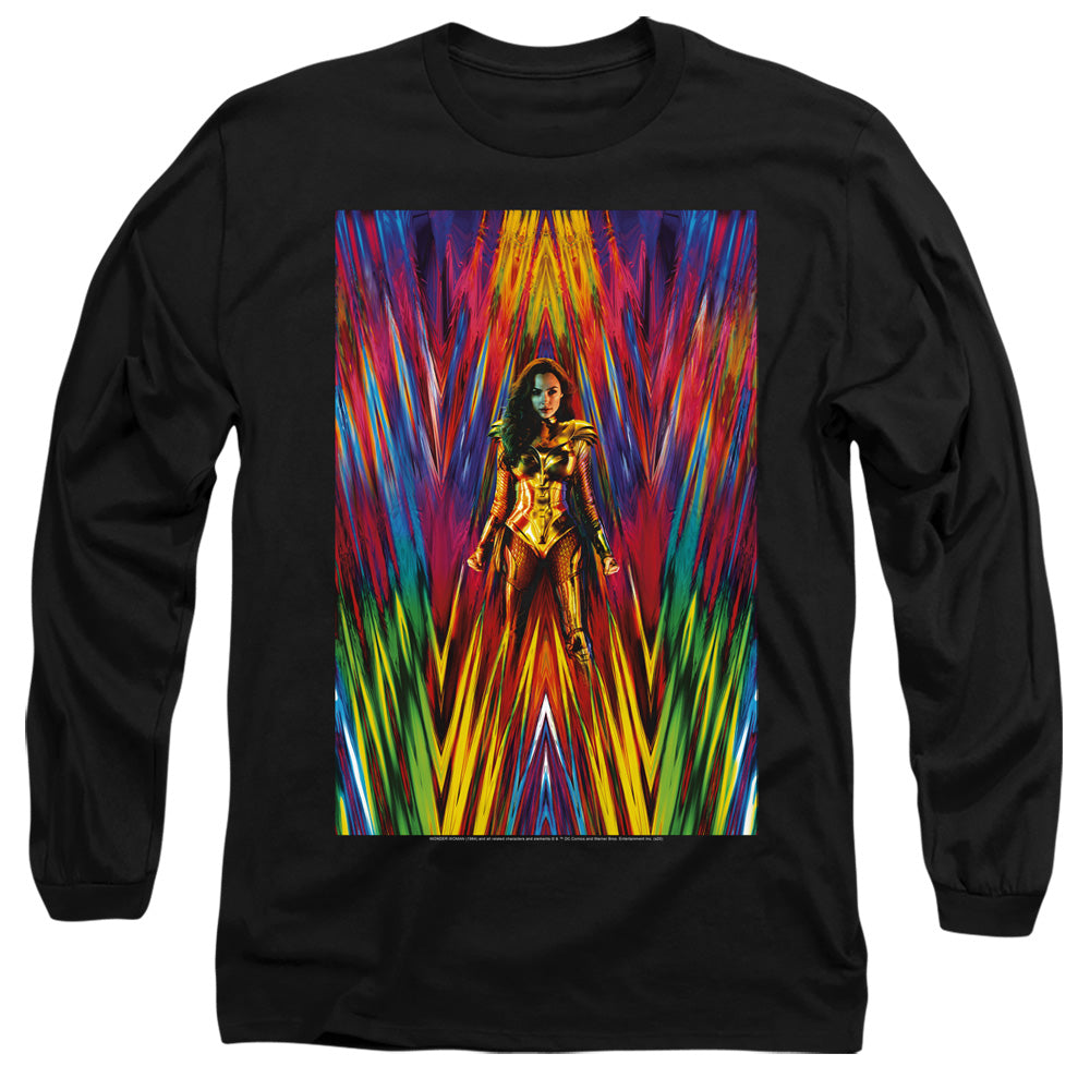 Wonder Woman 84 Ww84 Poster Mens Long Sleeve Shirt Black Officially Licensed