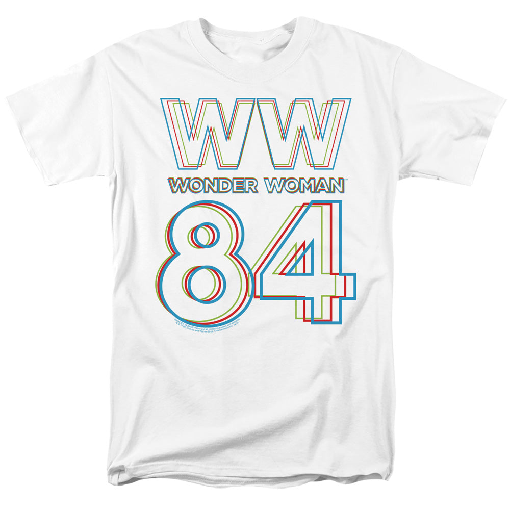 Wonder Woman 84 3D Hype Logo Mens T Shirt White Officially Licensed