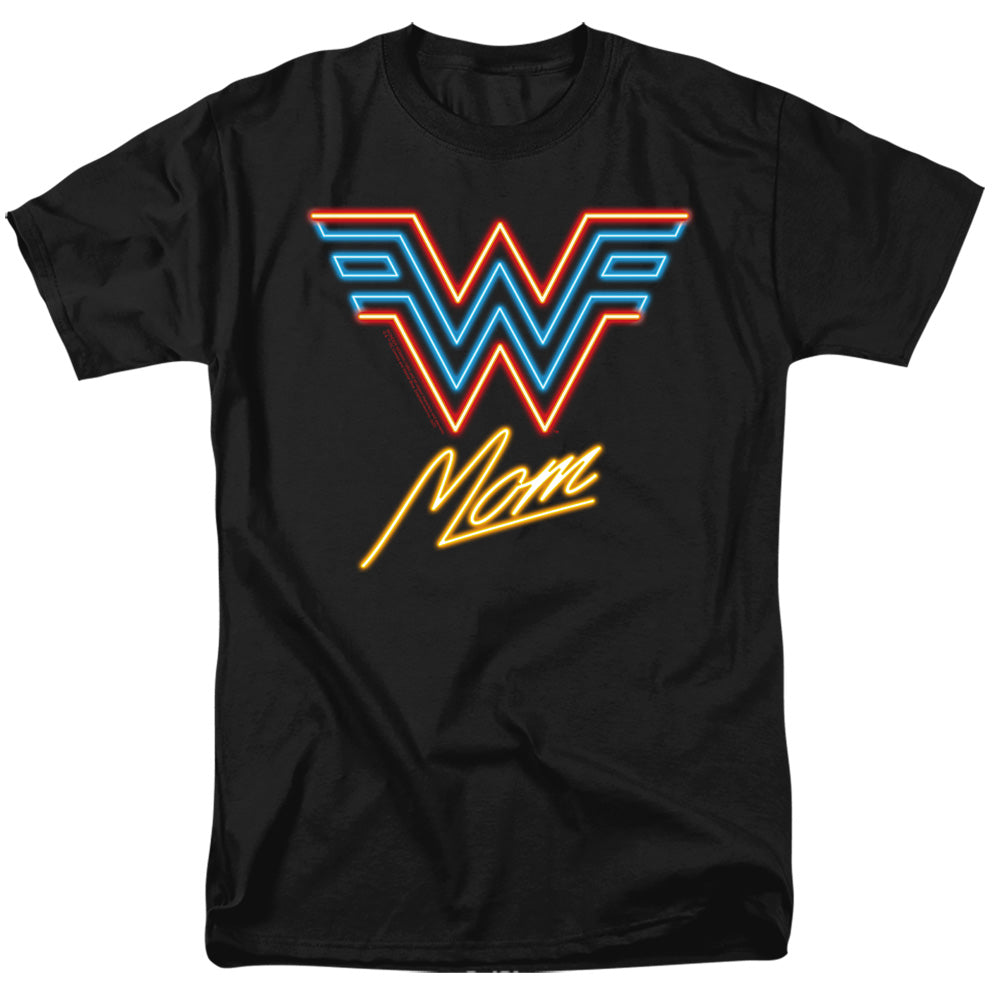 Wonder Woman 84 Wonder Mom Neon Mens T Shirt Black Officially Licensed
