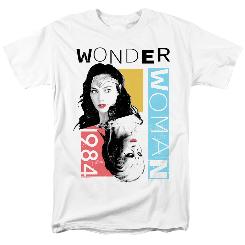 Wonder Woman 84 Color Blocks Mens T Shirt White Officially Licensed