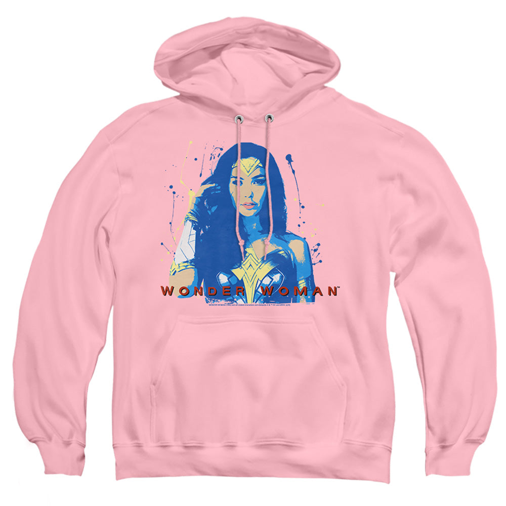 Wonder Woman 84 Wonder Glow Mens Hoodie Pink Officially Licensed