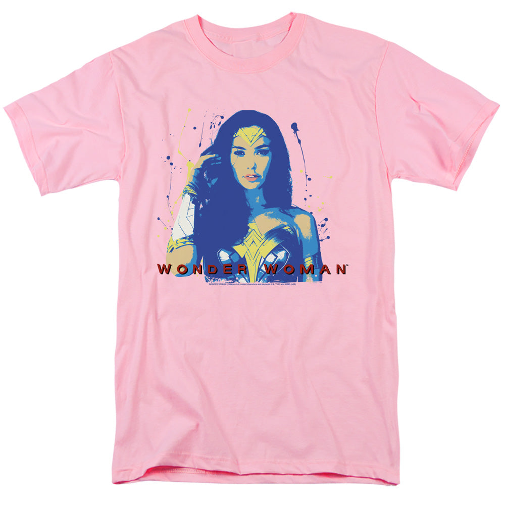 Wonder Woman 84 Wonder Glow Mens T Shirt Pink Officially Licensed