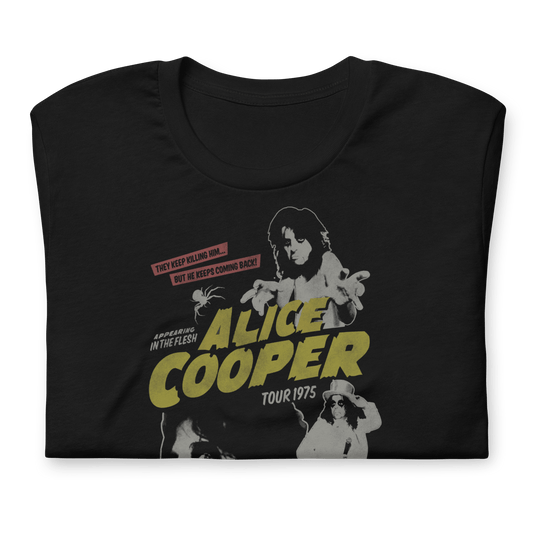 Alice Cooper 1975 Tour Vintage T-Shirt