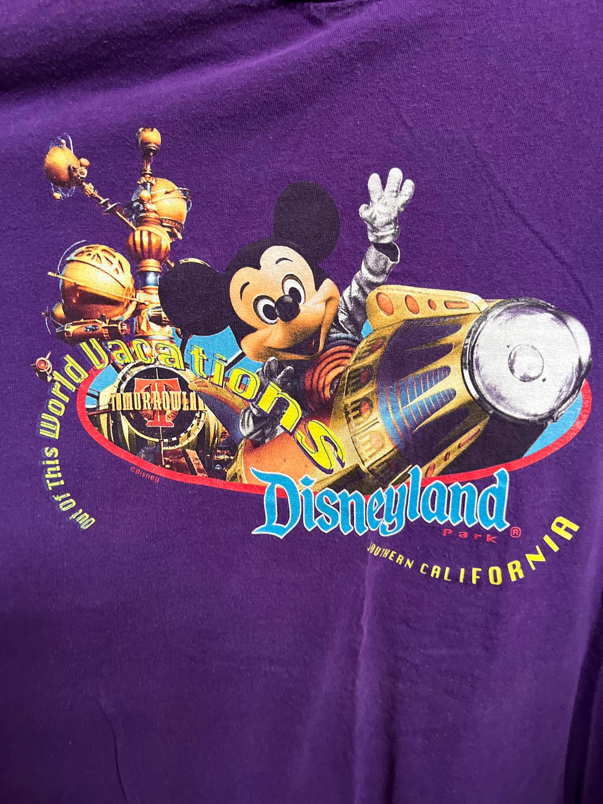Vintage Disneyland Tomorrowland T-shirt - Out of This World