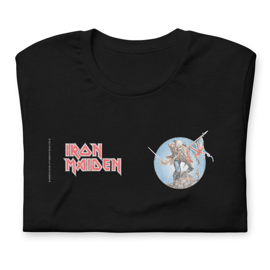 Iron Maiden - Logo Flag T-Shirt