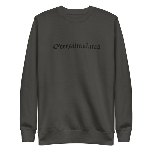 Overstimulated Embroidered Sweatshirt