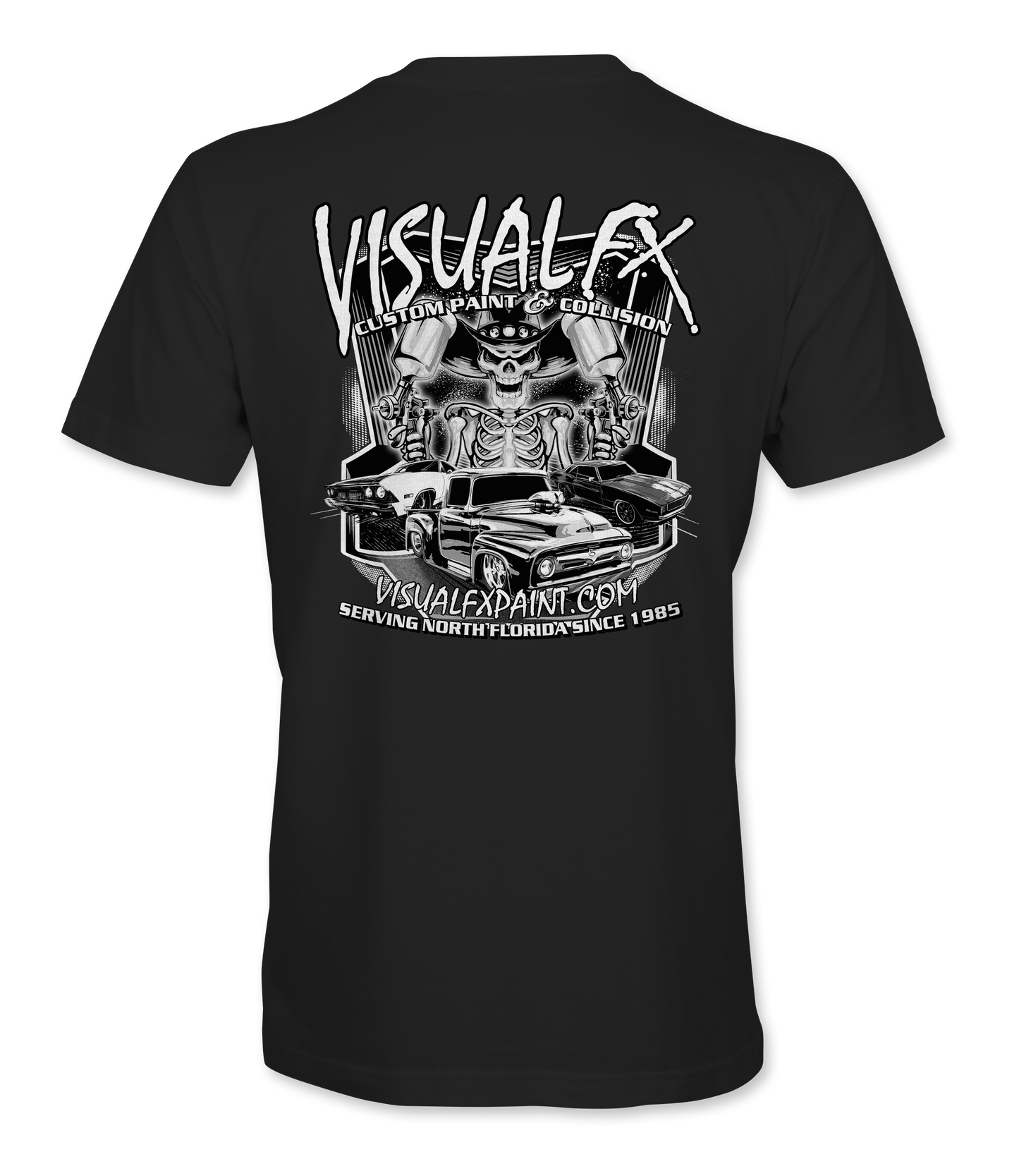 Visual FX Black and White T-Shirts