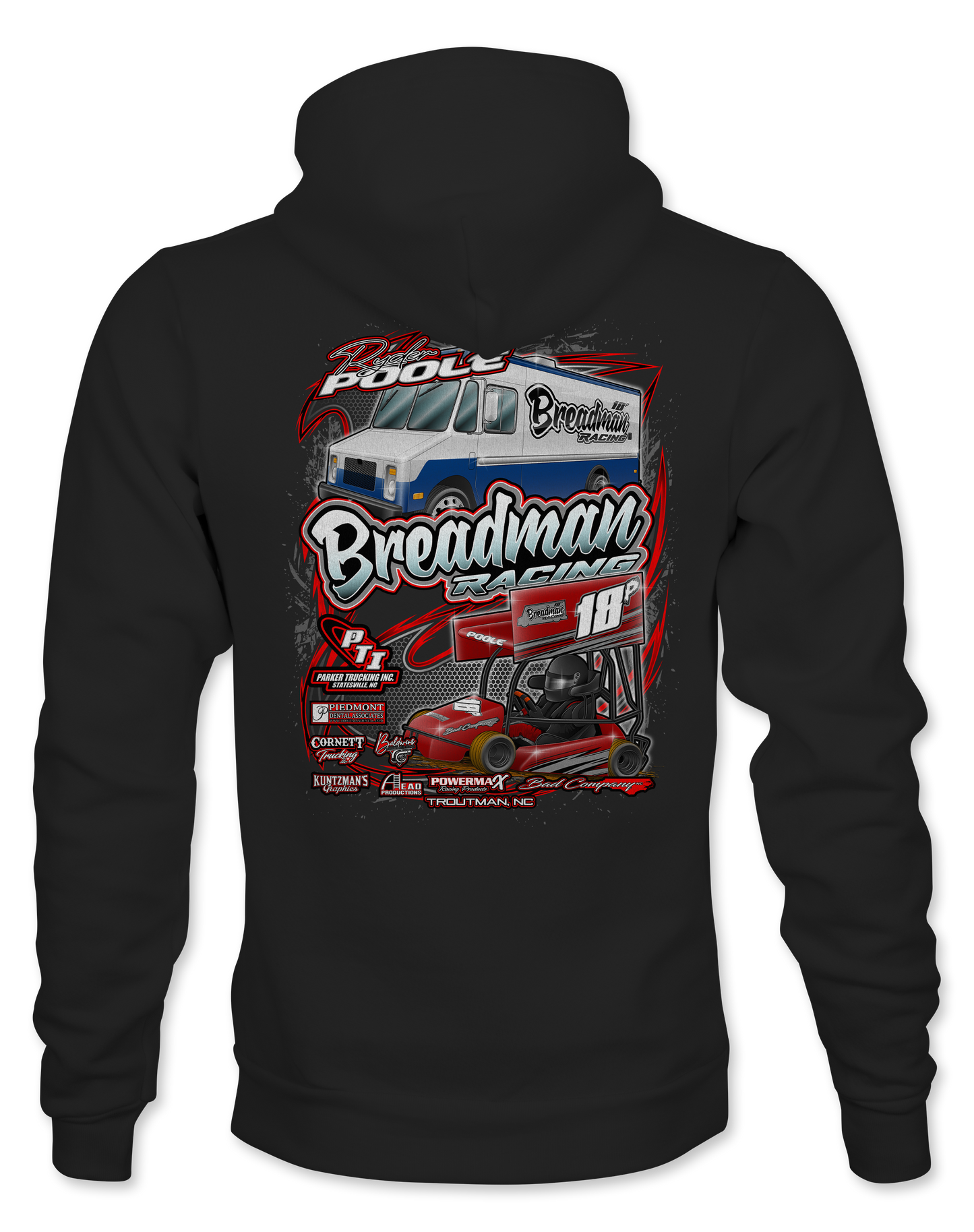 Breadman Racing Hoodies