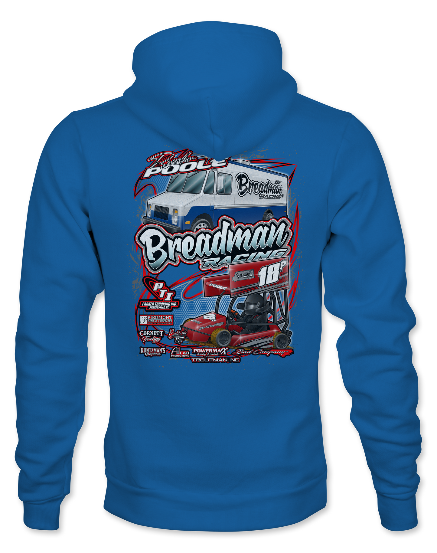 Breadman Racing Hoodies
