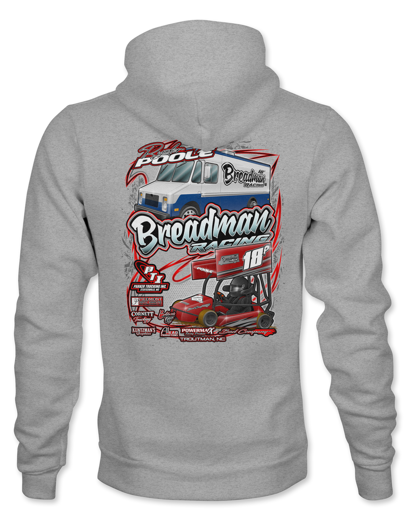 Breadman Racing Hoodies