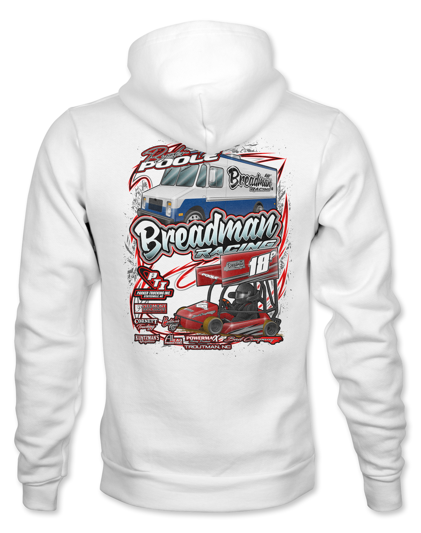 Breadman Racing Hoodies