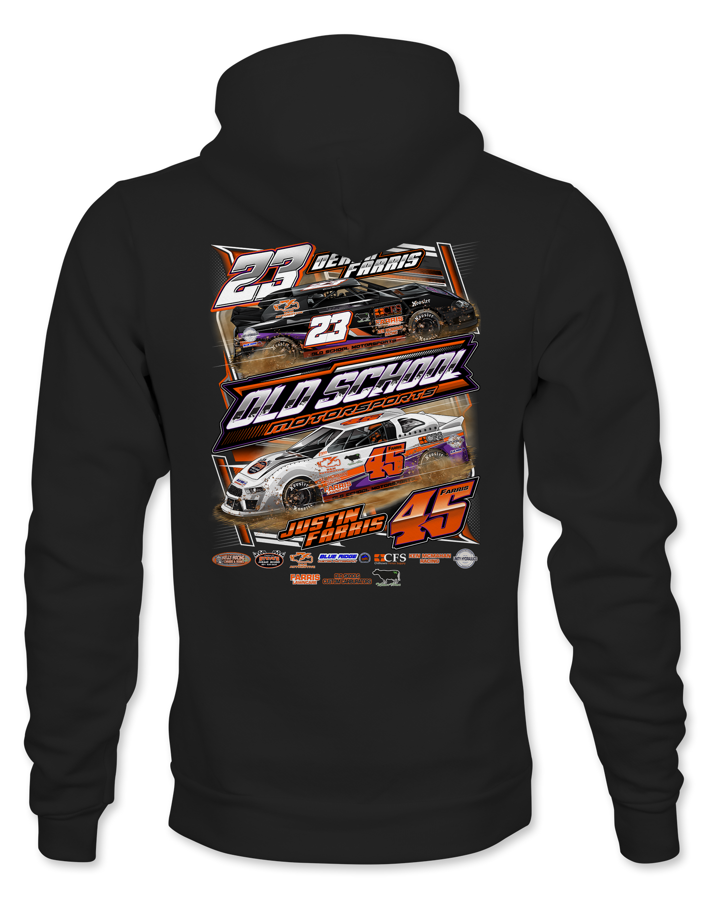 Old School Motorsports Racing Hoodies