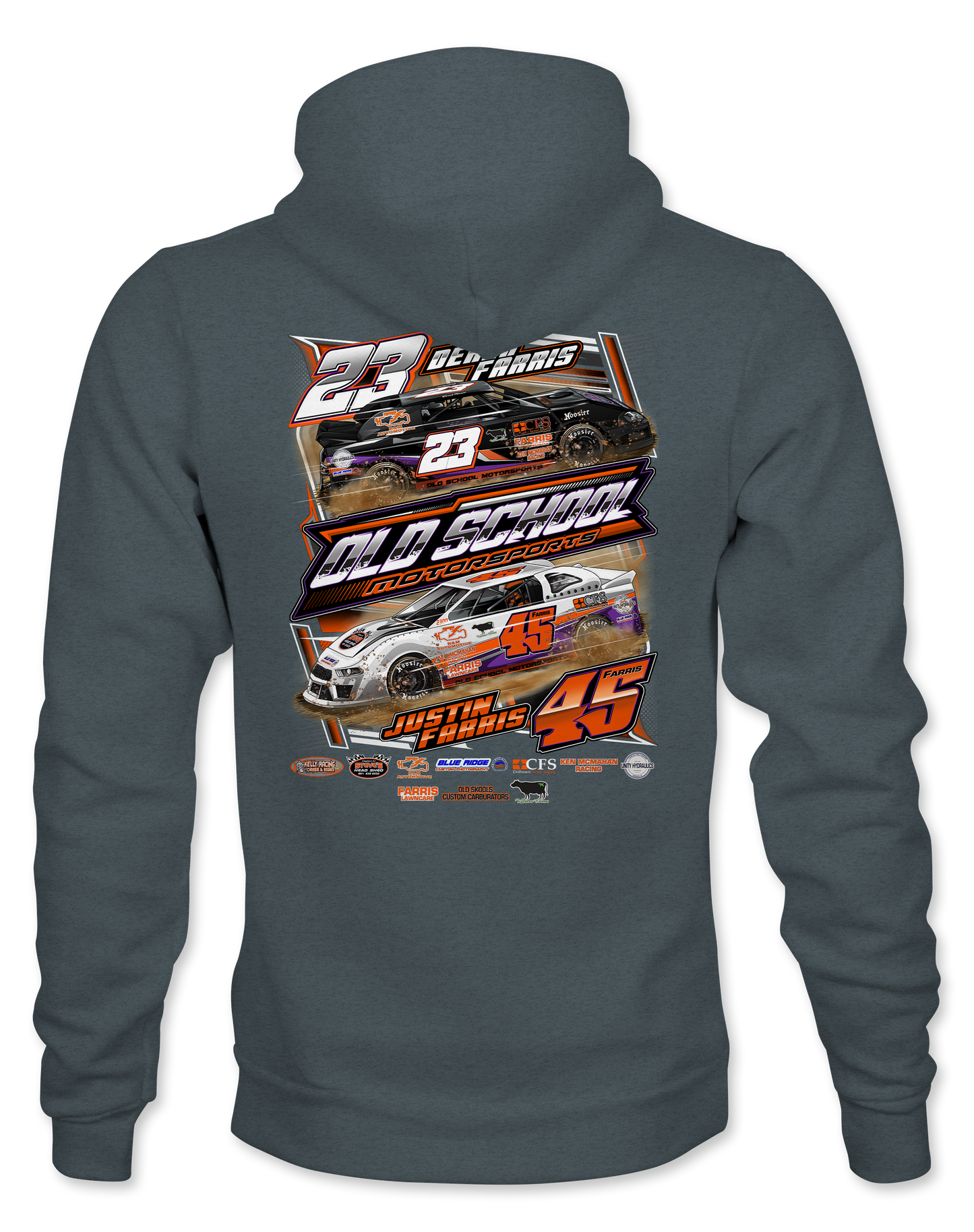 Old School Motorsports Racing Hoodies