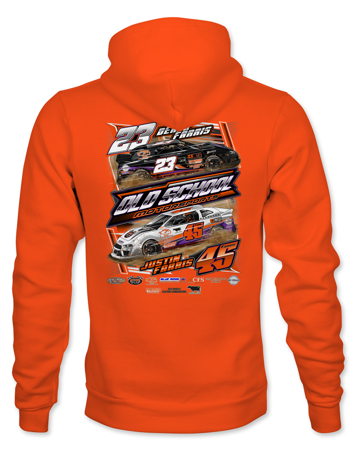 Old School Motorsports Racing Hoodies
