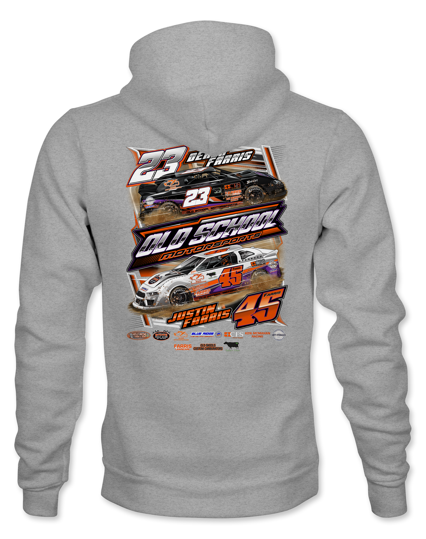 Old School Motorsports Racing Hoodies