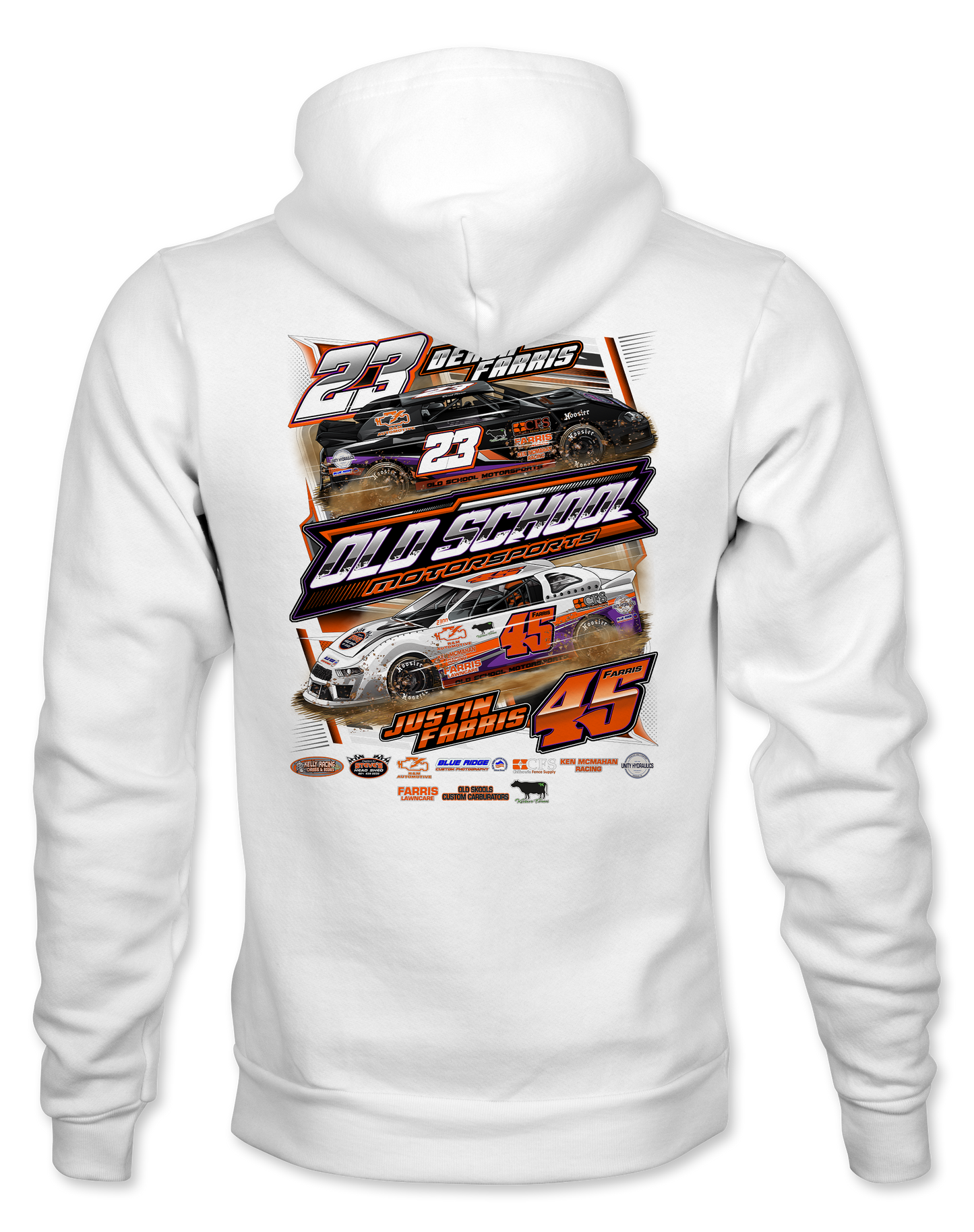 Old School Motorsports Racing Hoodies