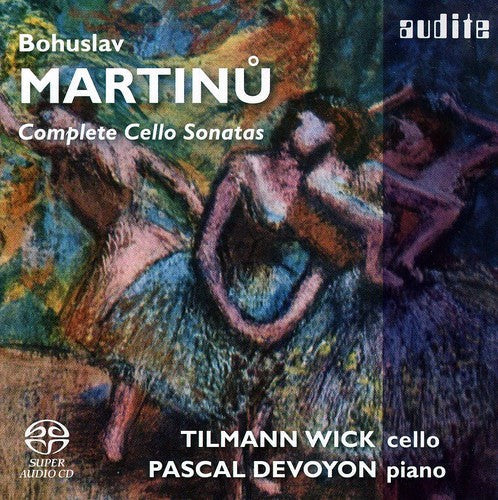 B. MARTINU - Sonatas for Cello & Piano Music CD