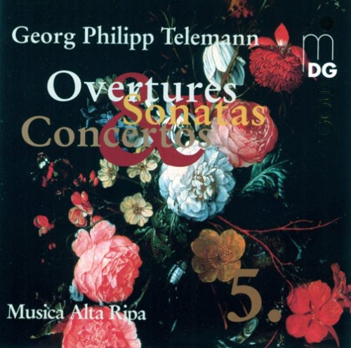 G.P. Telemann - Overtures Sonatas Music CD