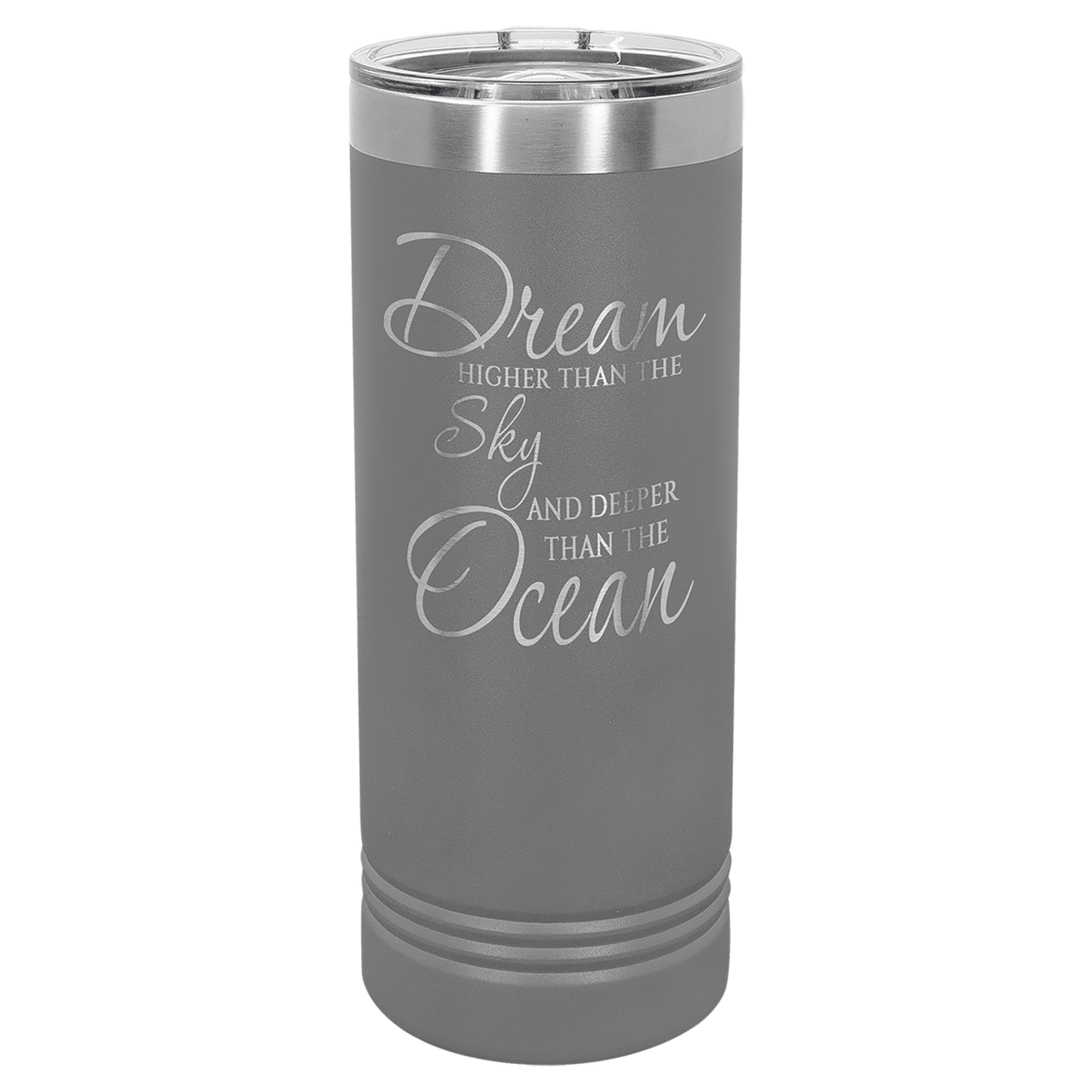 Polar Camel Laser Engraved Skinny Tumbler - 22oz