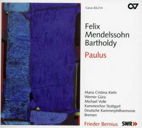 Mendelssohn-Bartholdy / Duetsche Po / Bernius - Paulus Music CD