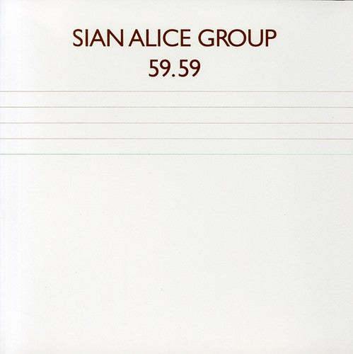Sian Alice Group - 59.59 Music CD