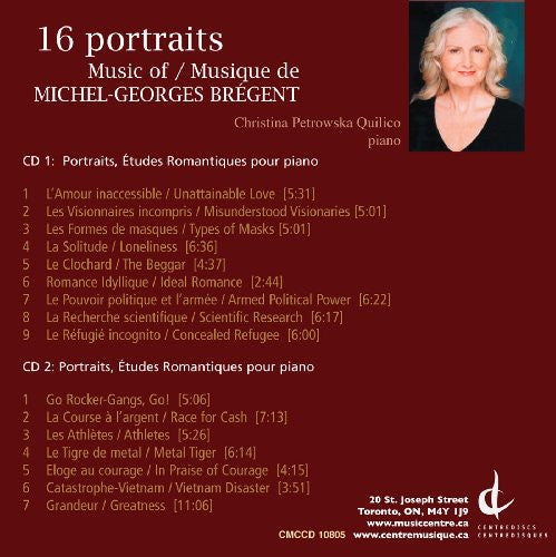 Christina Petrowska Quilico - 16 Portraits [2 CD]