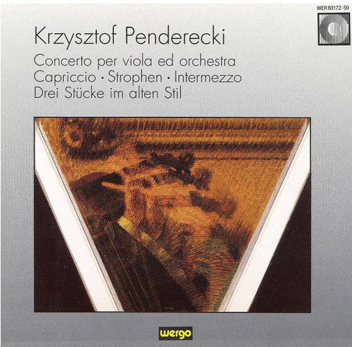 Penderecki - Krzysztof Penderecki Music CD