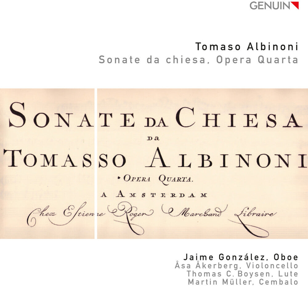 Jaime Gonz Lez - Sonate Da Chiesa Opera Quarta [CD]