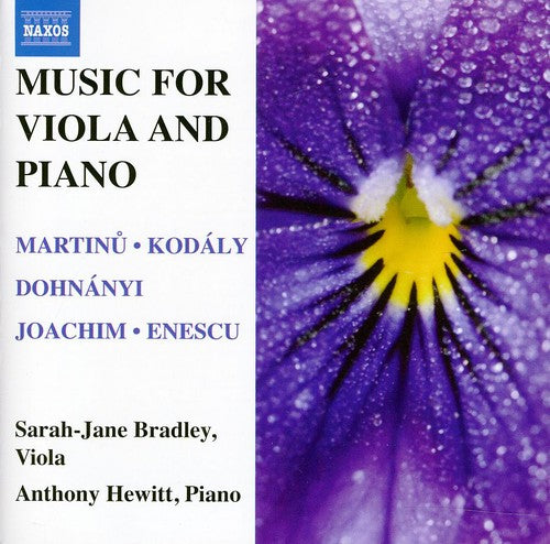 Sarah-Jane Bradley - Music for Viola & Piano [CD]