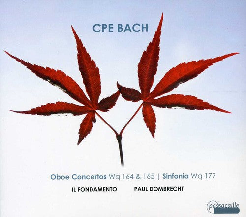 C Bach PE / Dombrecht - Oboe Concertos [Digipak]