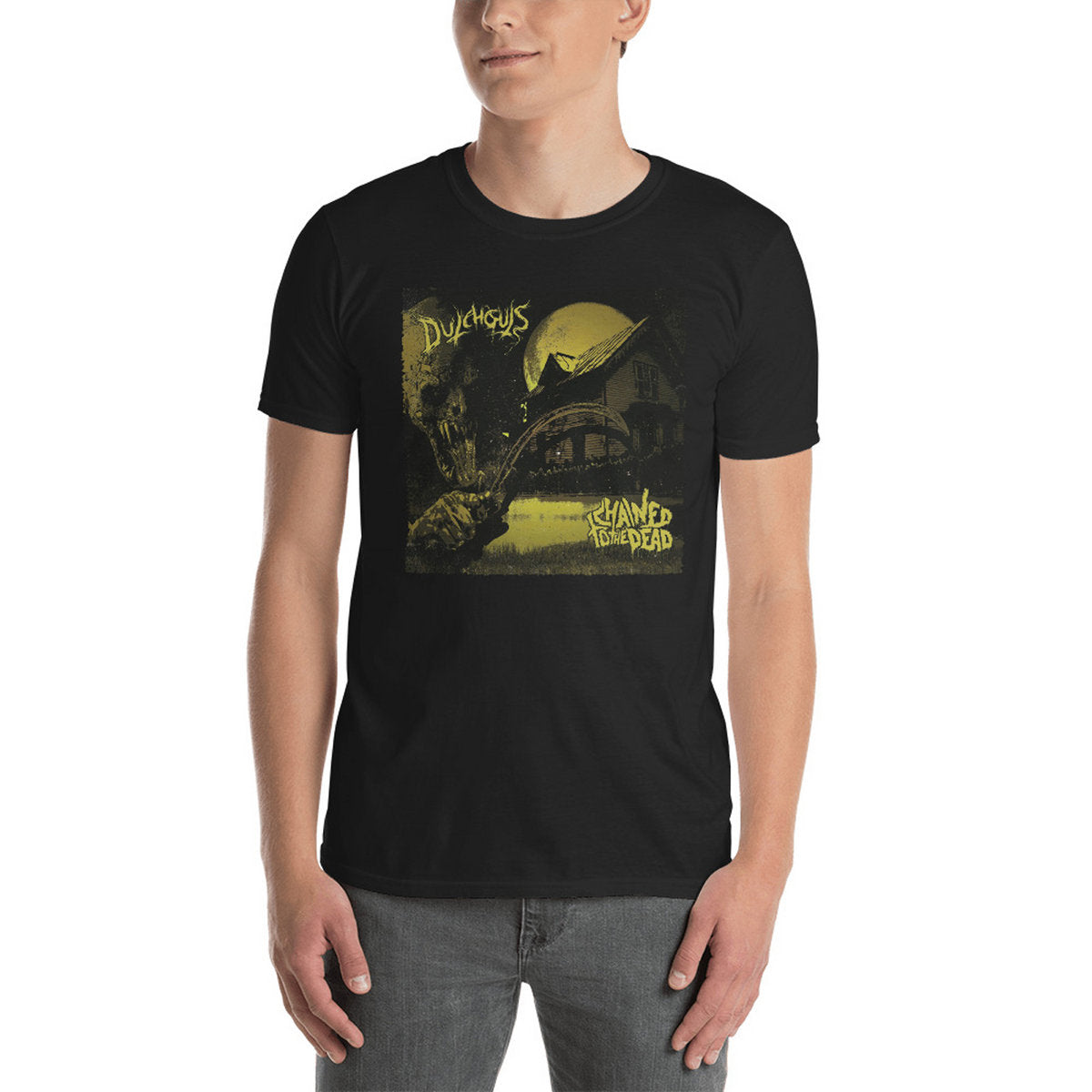 DUTCHGUTS / CHAINED TO THE DEAD - Split T-Shirt