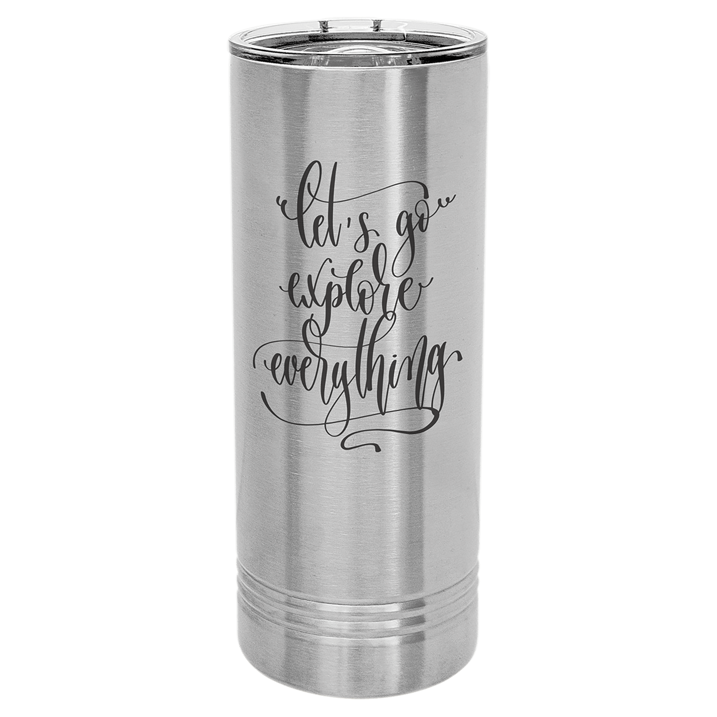 Polar Camel Laser Engraved Skinny Tumbler - 22oz
