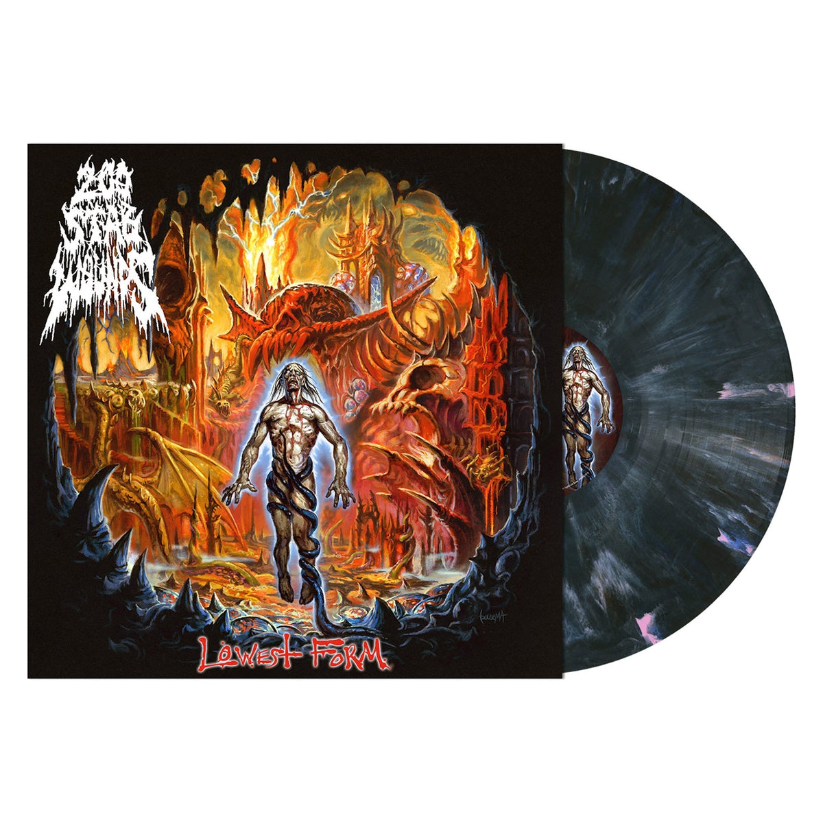 PRE-ORDER: 200 Stab Wounds - Lowest Form (Indie Exclusive) ["Pure Emptiness" - Blue Black Marbled Vinyl] [Vinyl]